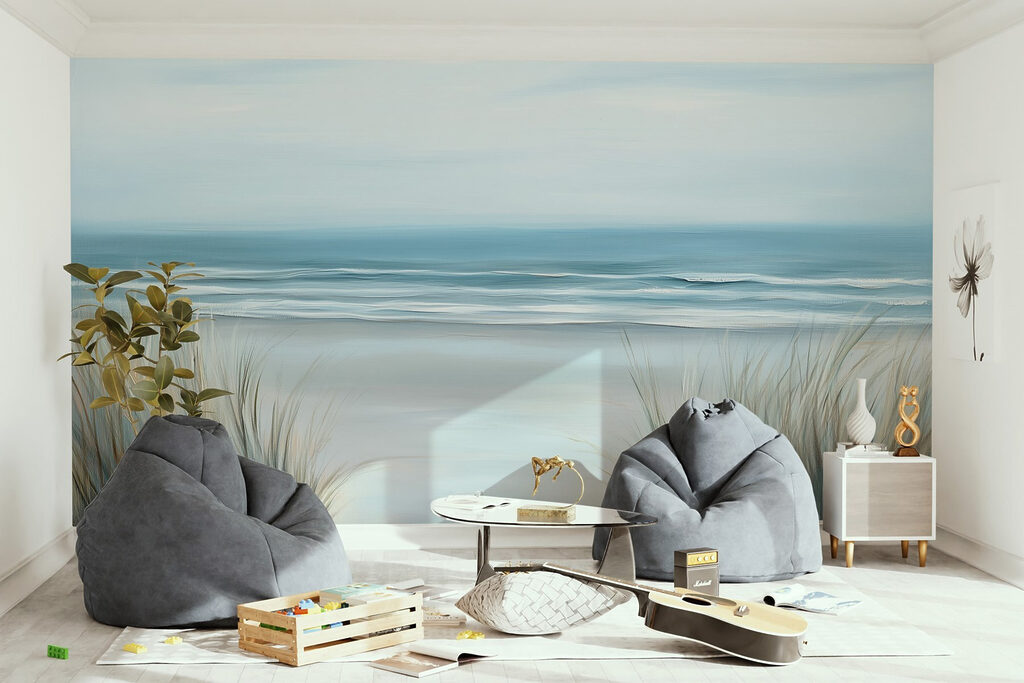 Zeegolven achter duingras — interieur 5