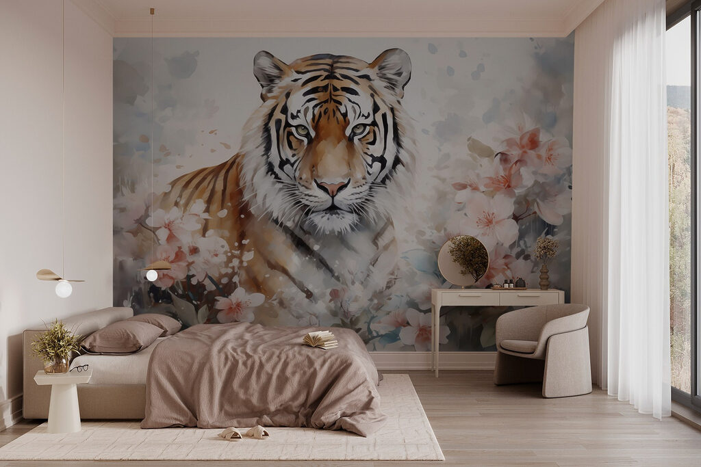 Tijger tussen tere bloesem — interieur 1
