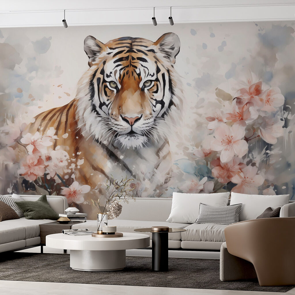 Tijger tussen tere bloesem — interieur 2