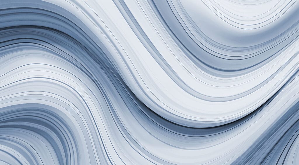 Blauwe lijnen golven samen — volledig ontwerp