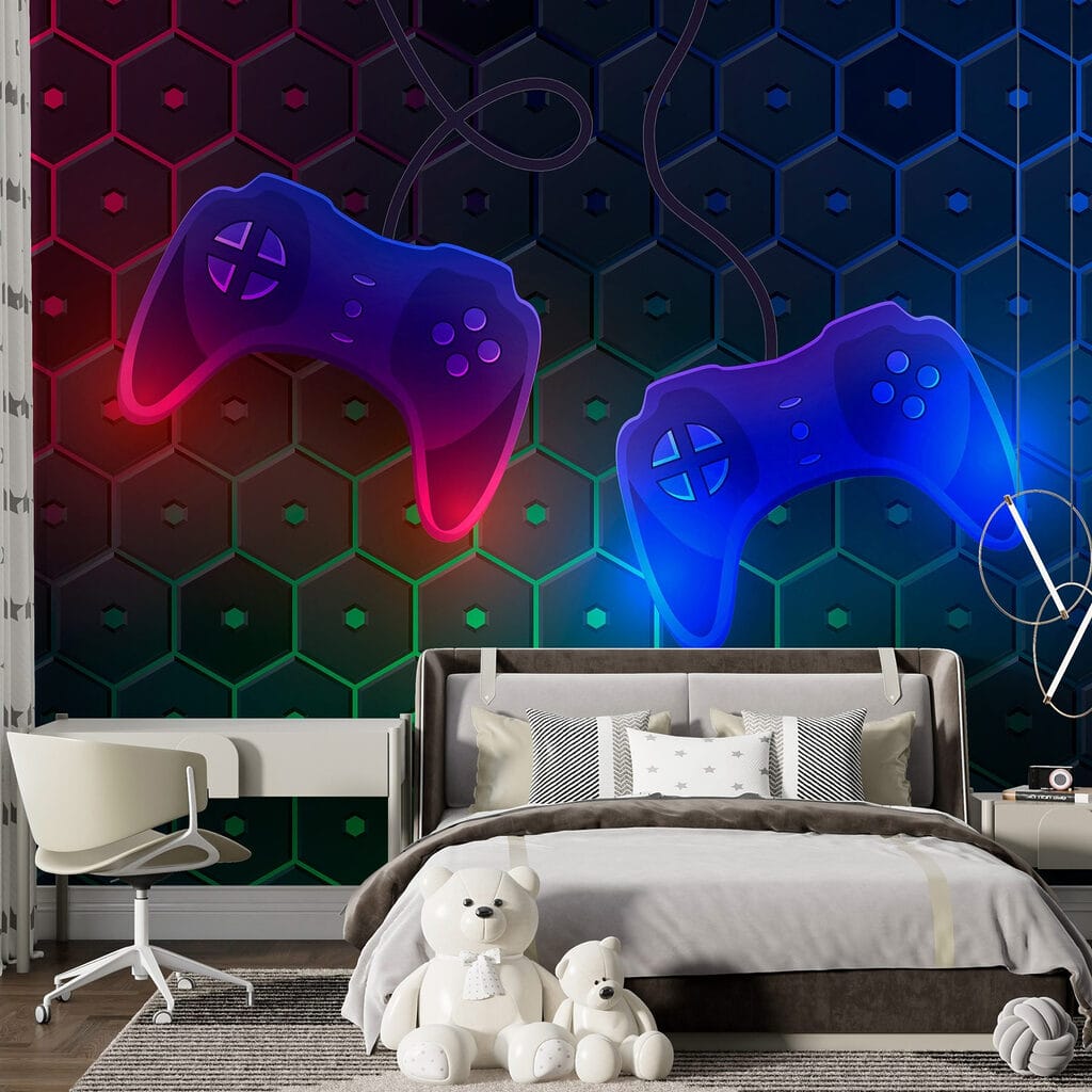 Controllers voor gekleurde zeshoeken — interieur 5