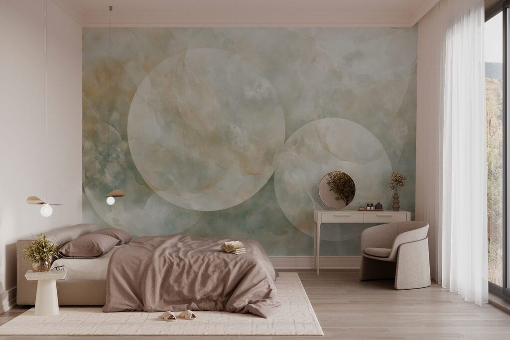 Lichtkringen in zachte nevel — interieur 1