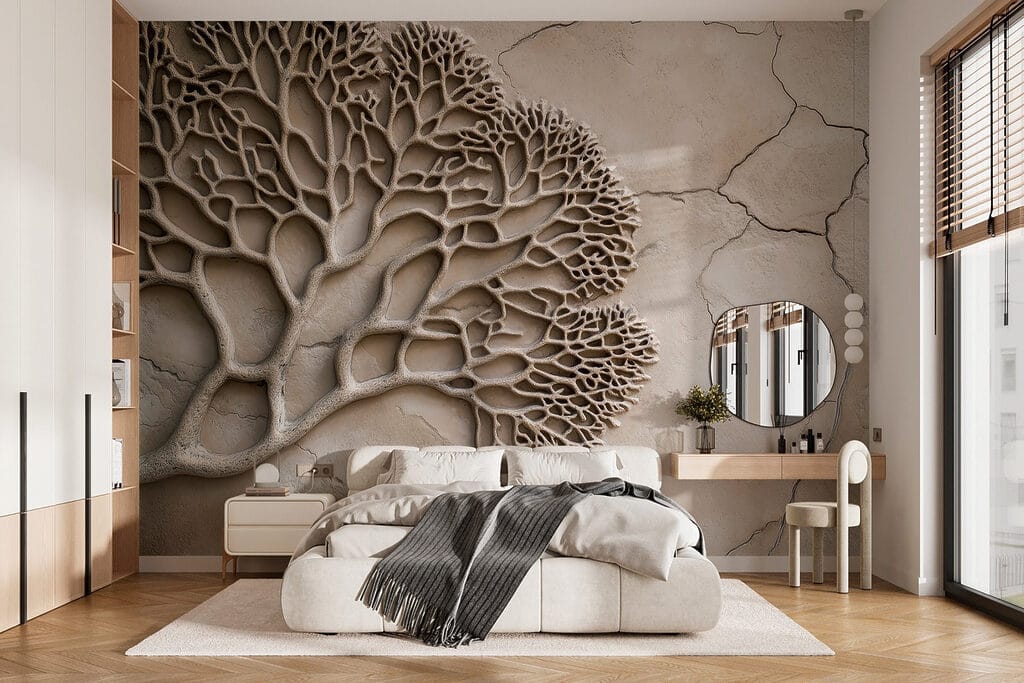 Vertakkingen naast fijne scheuren — interieur 1