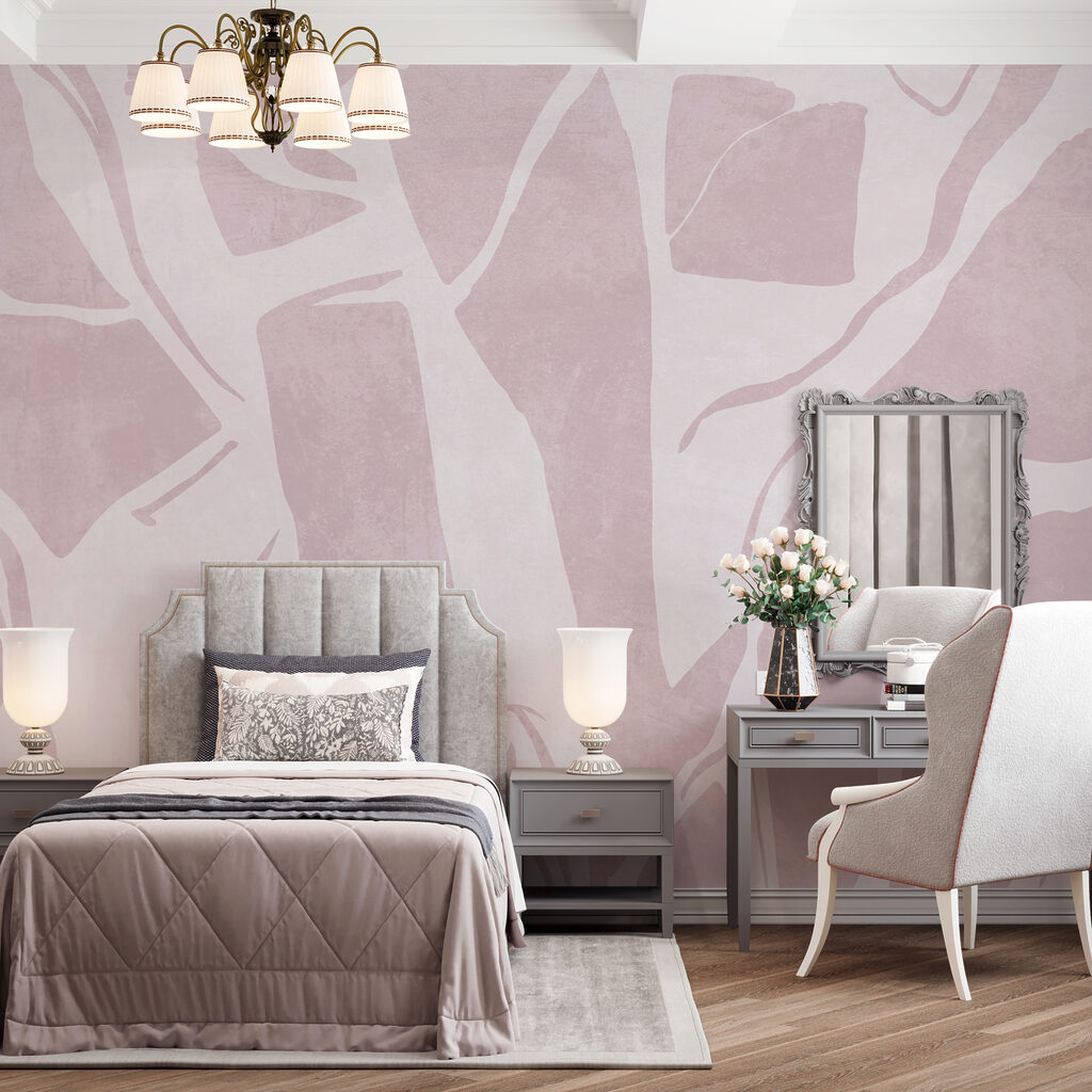 Witte stammen op kleur — interieur 3