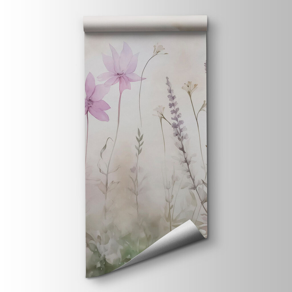 Roze bloemen in weidelicht — productweergave