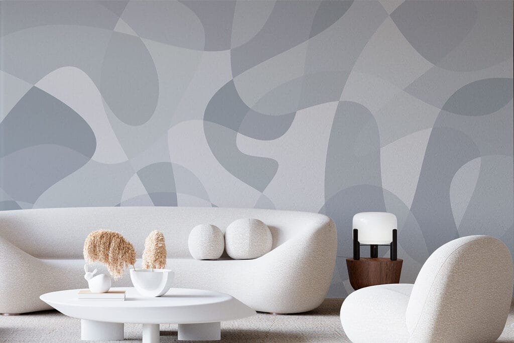 Grijze en witte achtergrond in een interieur