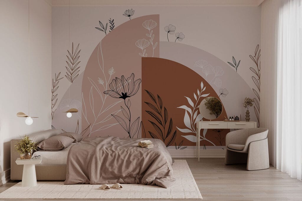Bloemstelen voor ronde vlakken — interieur 1