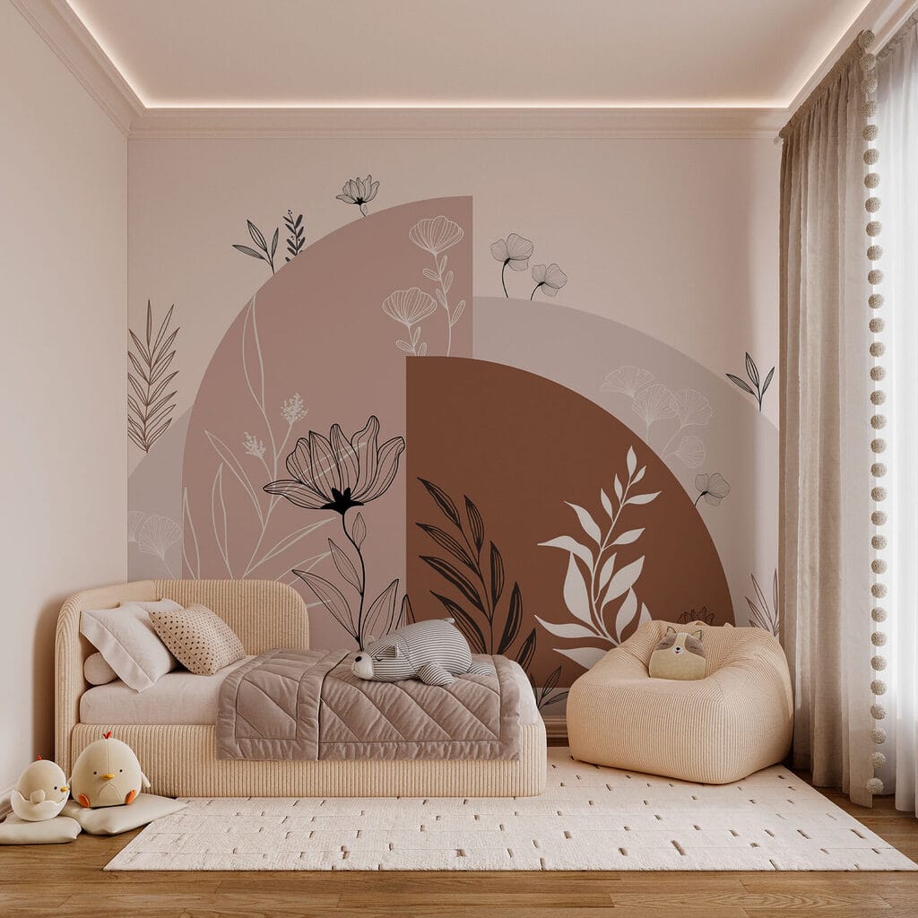 Bloemstelen voor ronde vlakken — interieur 3