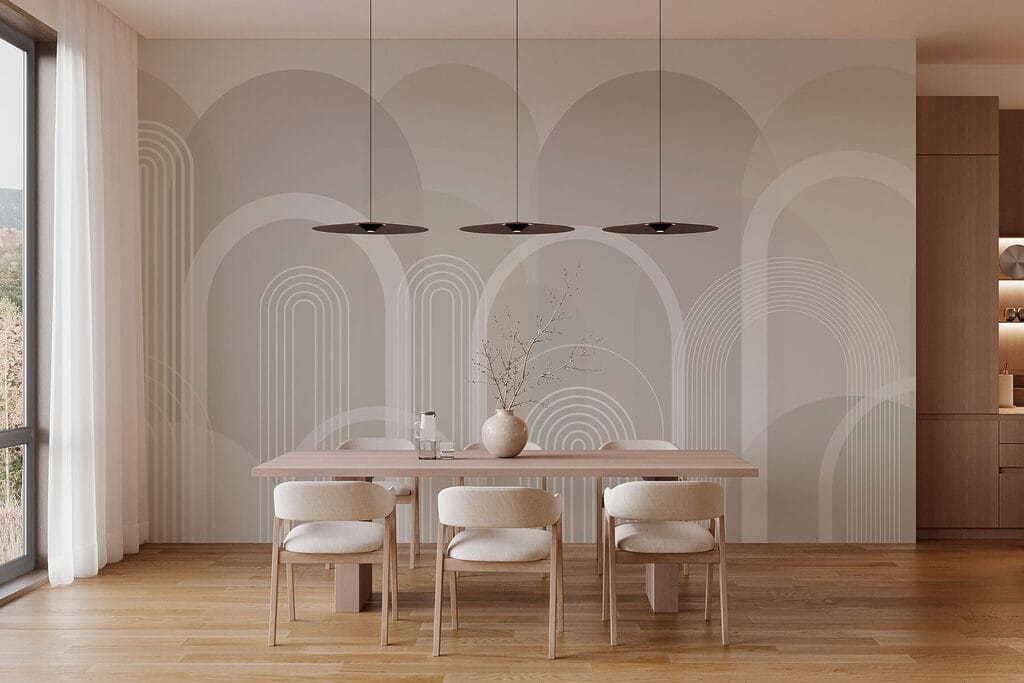 Witte bogen voor rondingen — interieur 2