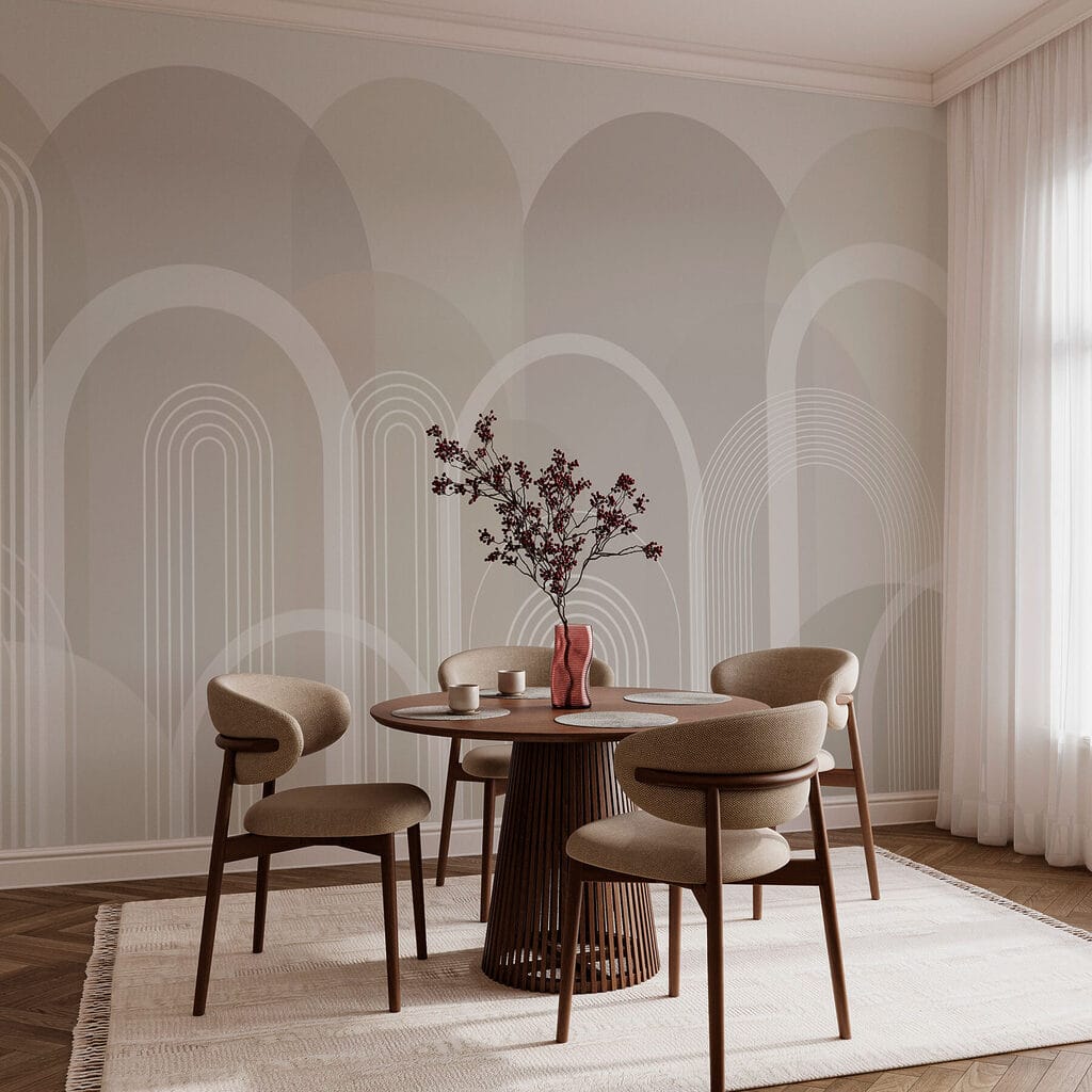 Witte bogen voor rondingen — interieur 3