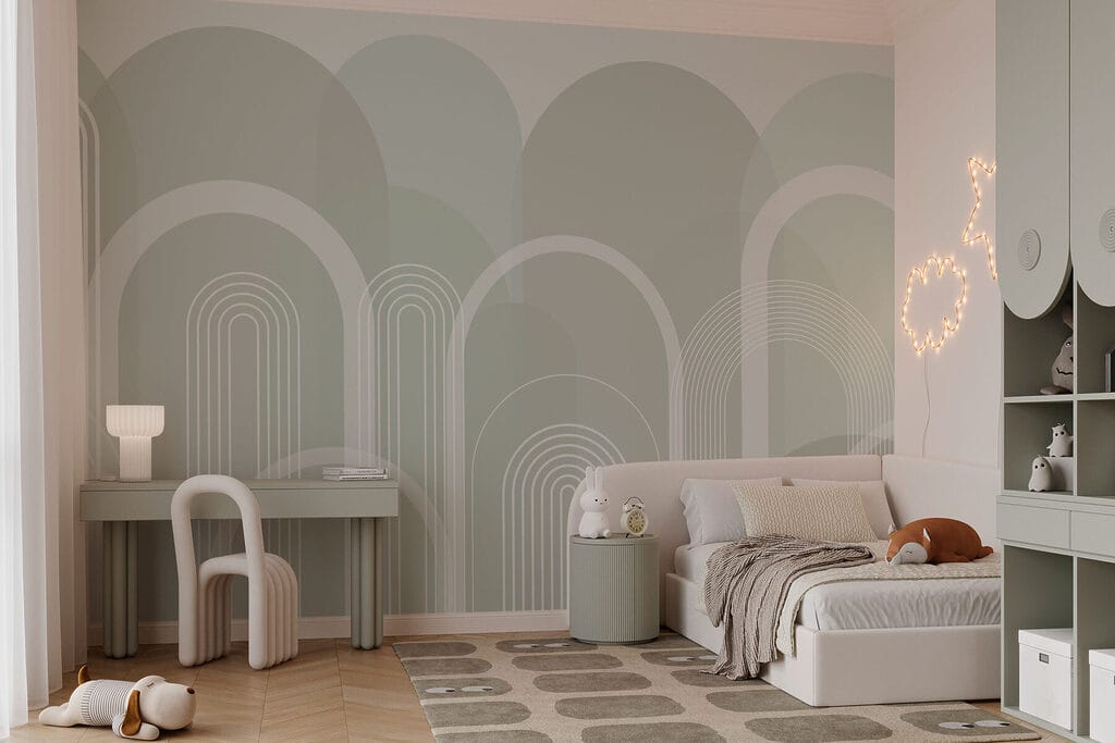 Witte bogen voor rondingen — interieur 1