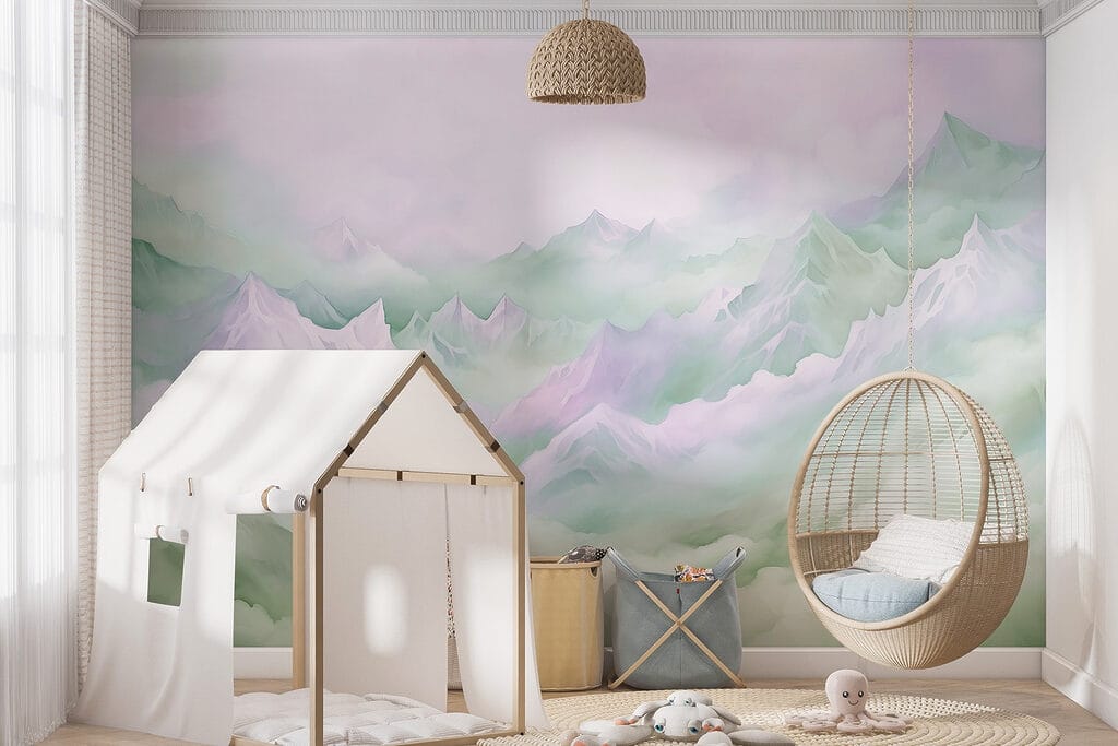 Groene en lila bergwolken — interieur 4