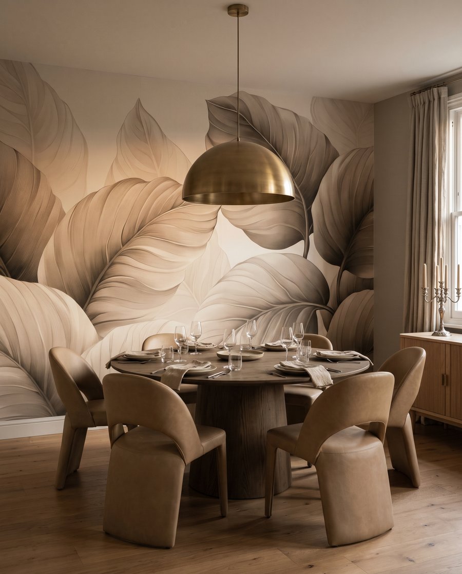 Lichte bladeren met nerven — interieur 7