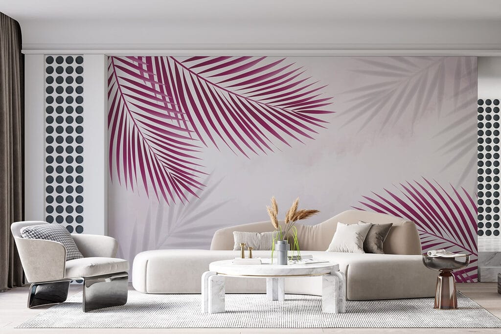 Palmveren met zachte schaduwen — interieur 2