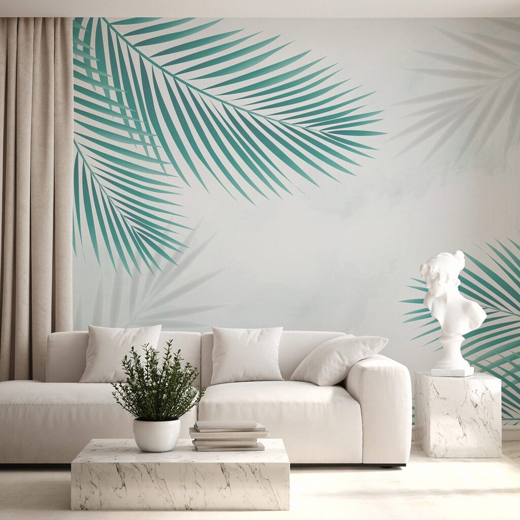 Palmveren met zachte schaduwen — interieur 2