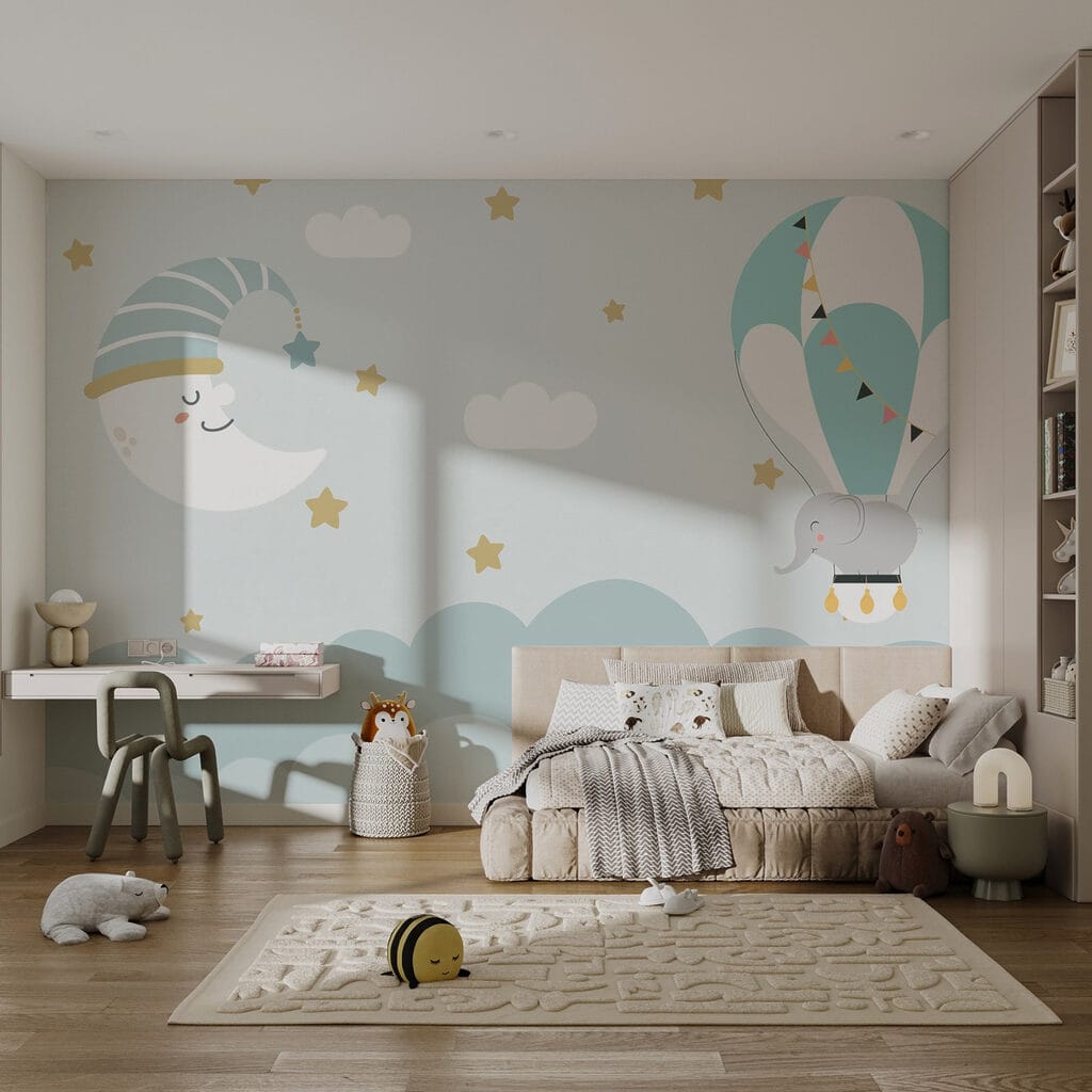 Olifantje tussen maanwolken — interieur 2