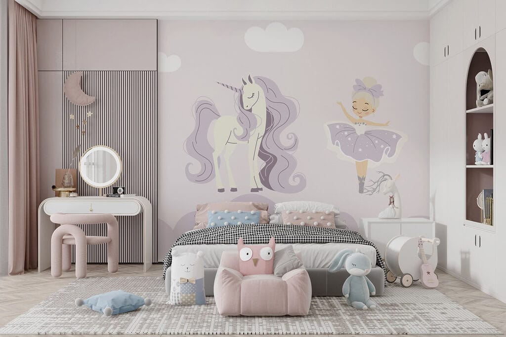 Danseres naast een eenhoorn — interieur 2