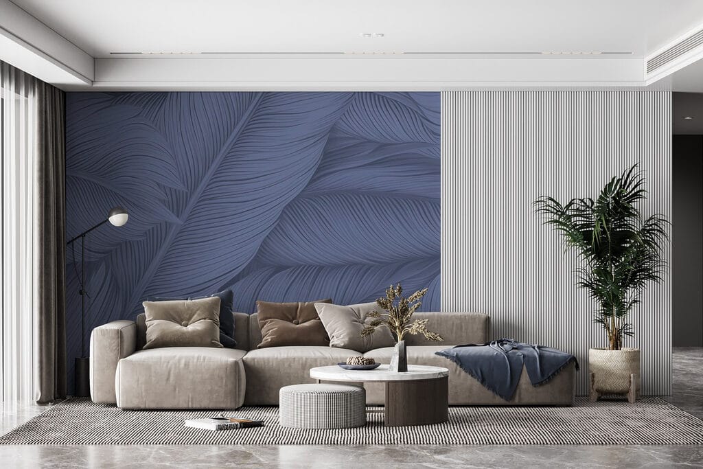 Elegante patronen van zachte bladeren — interieur 2