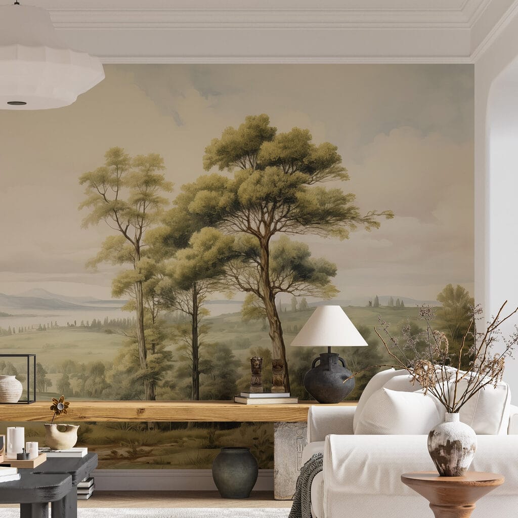 Landschap met bomen en heuvels — interieur 3