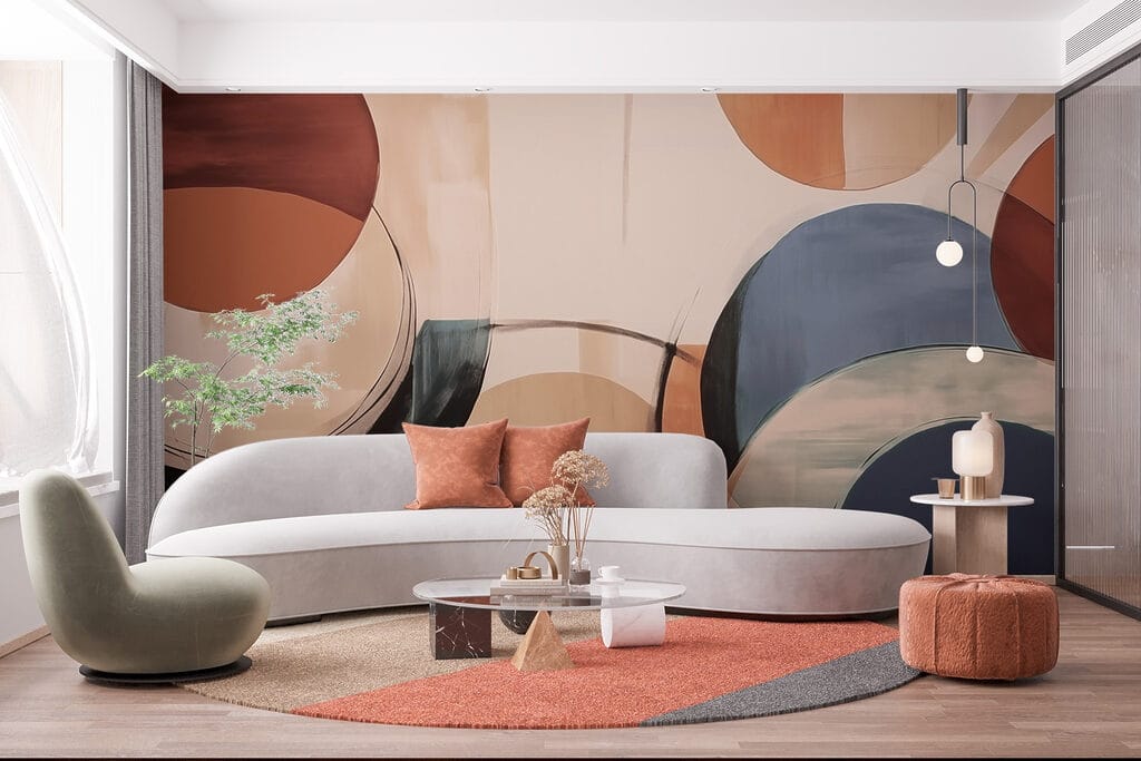 Schilderen van cirkels en lijnen — interieur 1