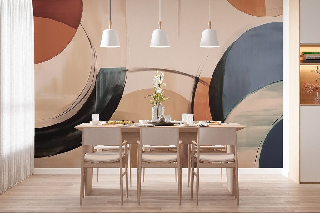 Schilderen van cirkels en lijnen — interieur 3