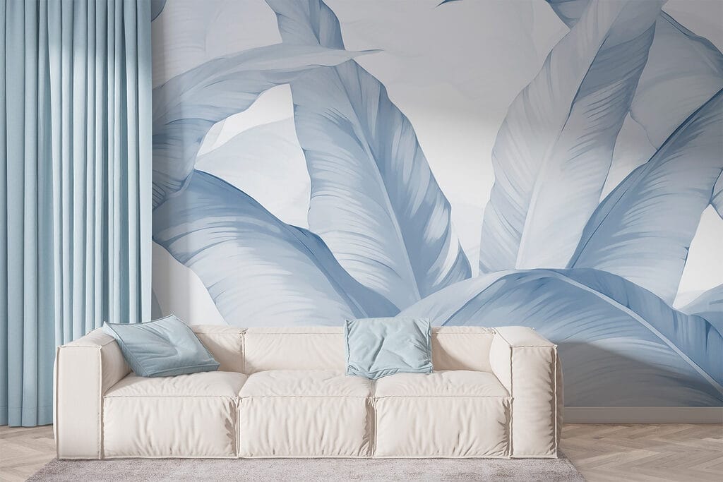 Bladeren in bleke penseelstreken — interieur 3