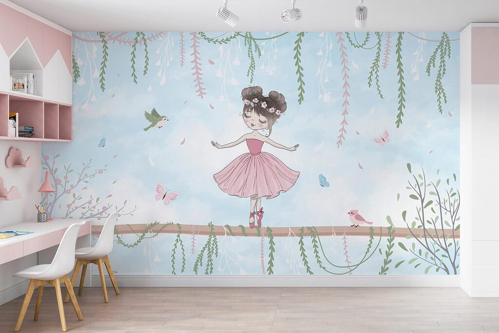 Ballerina op een tak — interieur 1