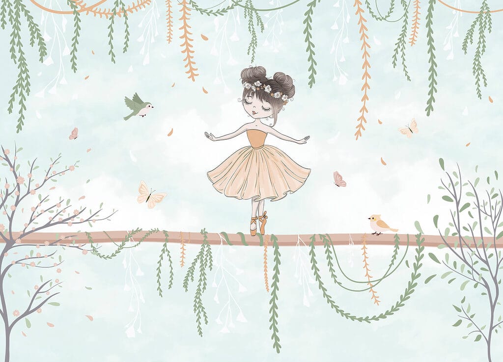Danseres op een jungletak — volledig ontwerp