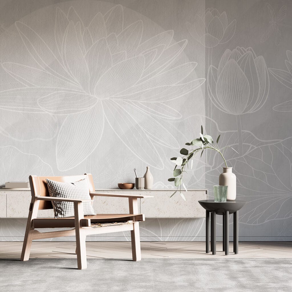 Lotuslijnen op doorschijnende lagen — interieur 3