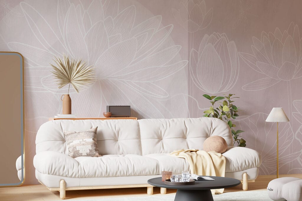 Lotuslijnen op doorschijnende lagen — interieur 3