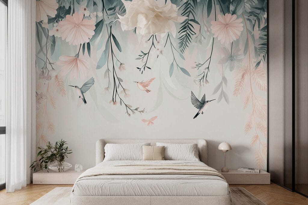 Kolibries onder hangende takken — interieur 1