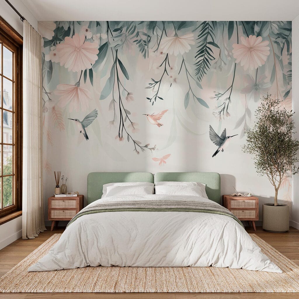 Kolibries onder hangende takken — interieur 2