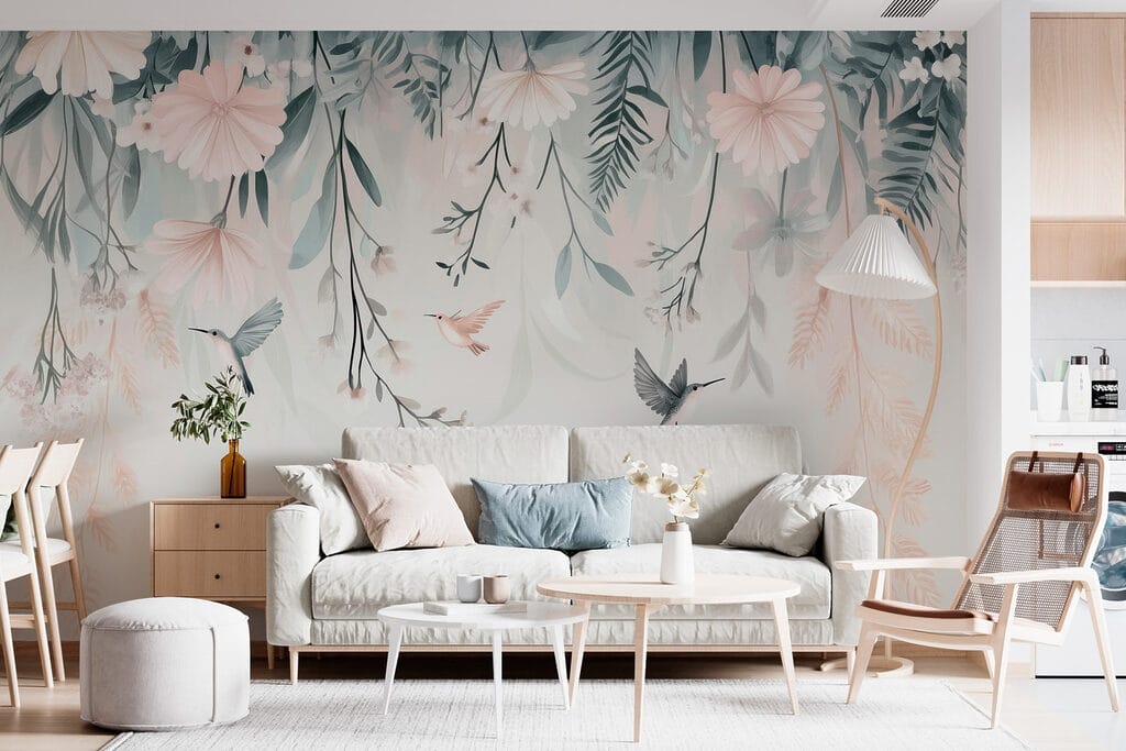 Kolibries onder hangende takken — interieur 3
