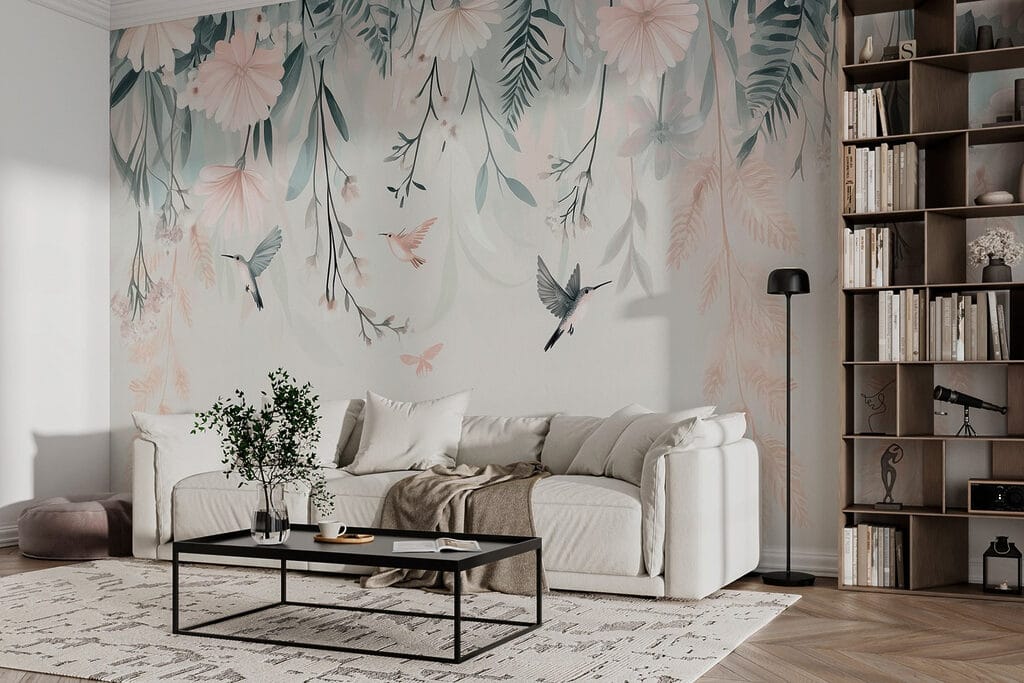 Kolibries onder hangende takken — interieur 4