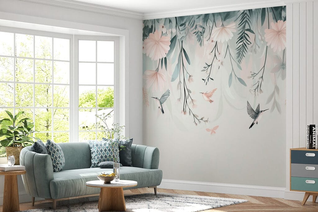 Kolibries onder hangende takken — interieur 5