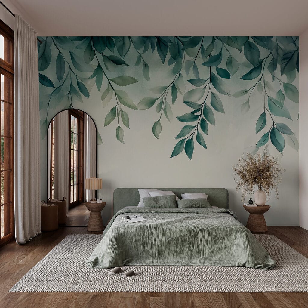 Zachte bladeren in zachte tinten — interieur 2