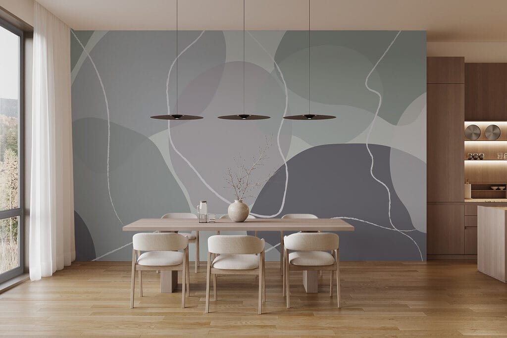 Kleurkeien met witte lijnen — interieur 2