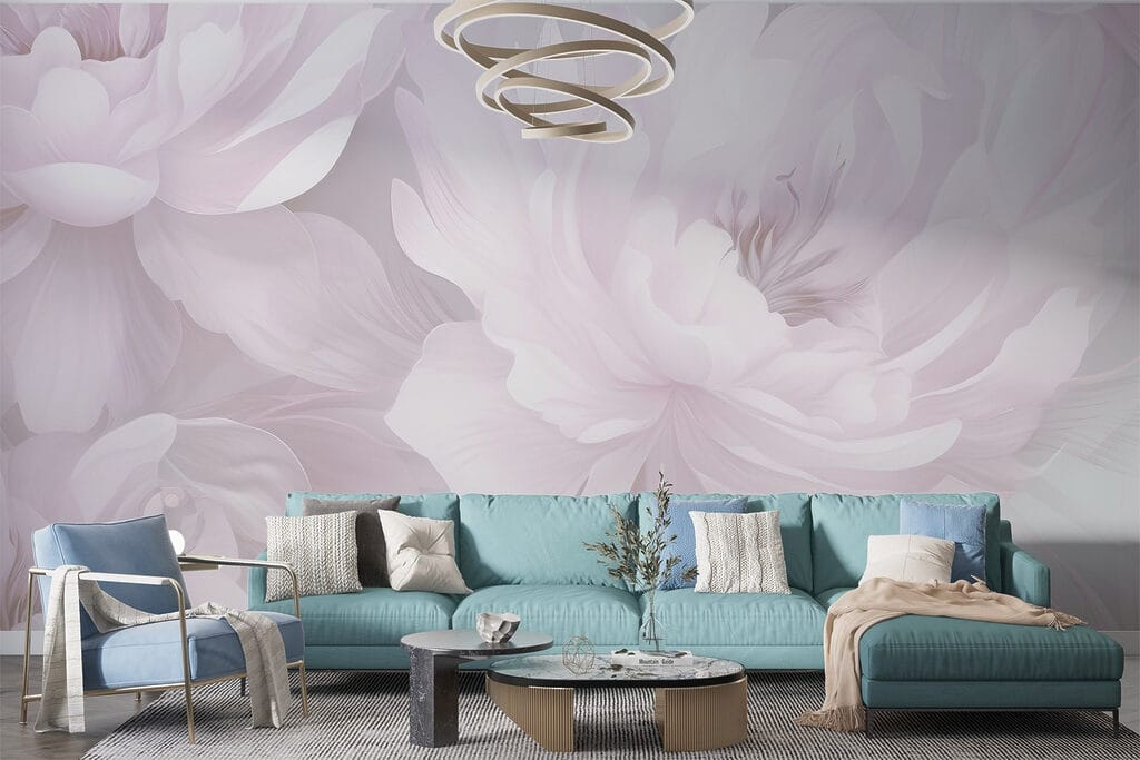 Bloemen in bijna wit — interieur 2