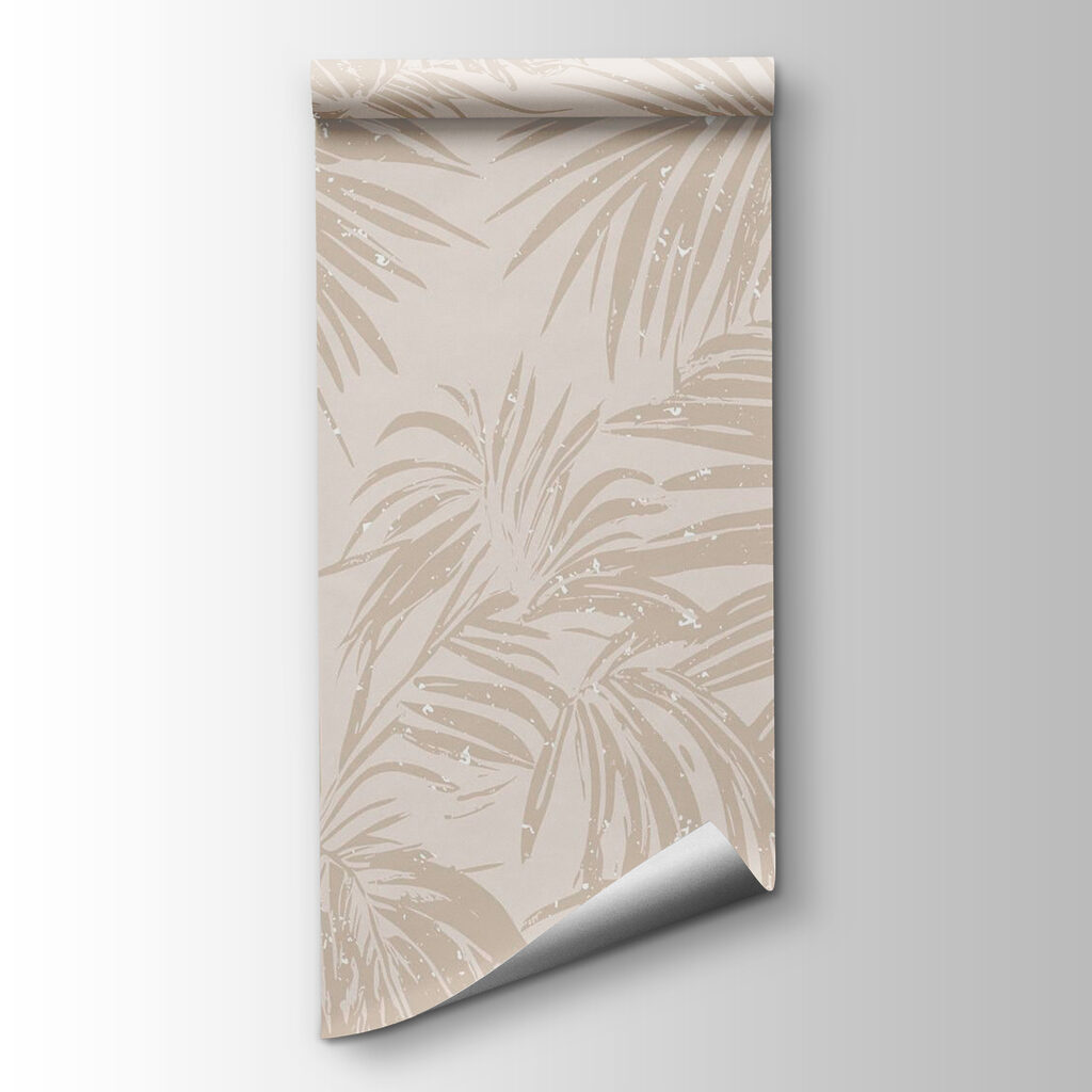 Palmen als beige silhouetten — productweergave