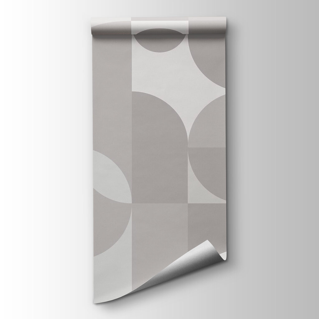 Grijs en wit geometrisch patroon — productweergave