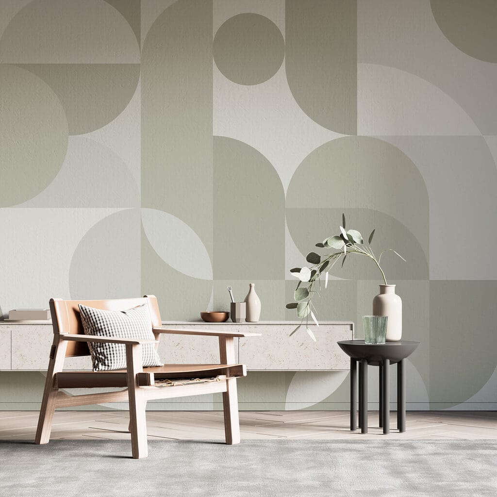 Halve cirkels in pastel — interieur 2