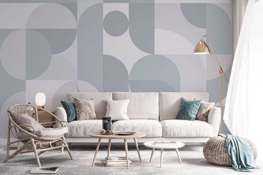 Halve cirkels in pastel — interieur 2