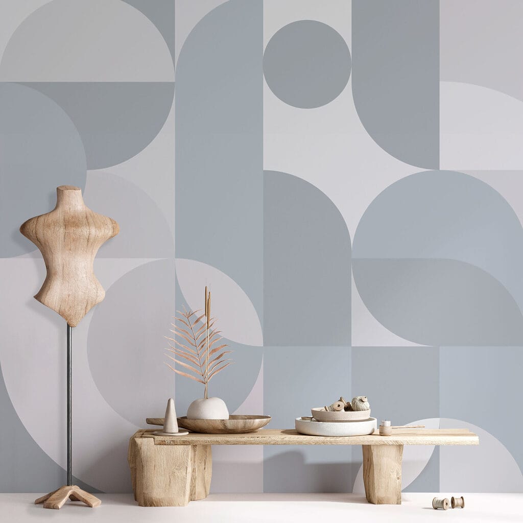 Halve cirkels in pastel — interieur 3