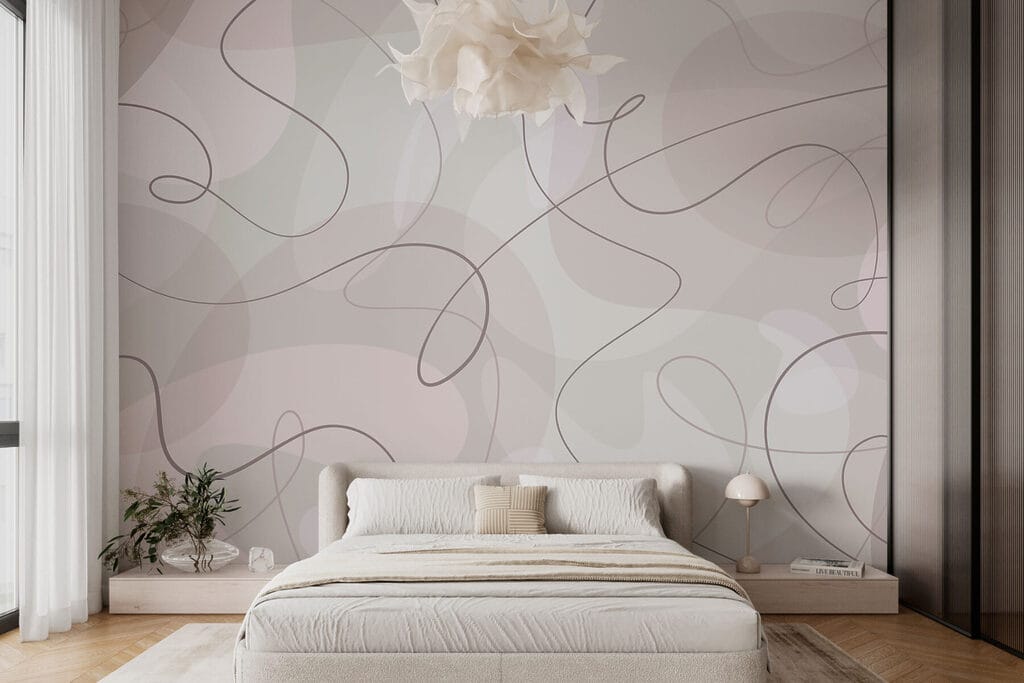 Dunne lussen over pasteltinten — interieur 1
