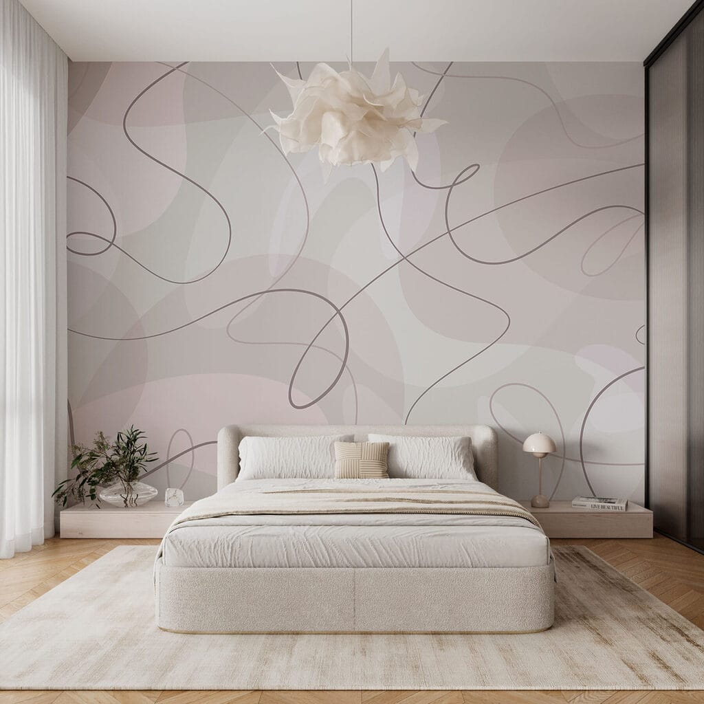 Dunne lussen over pasteltinten — interieur 2