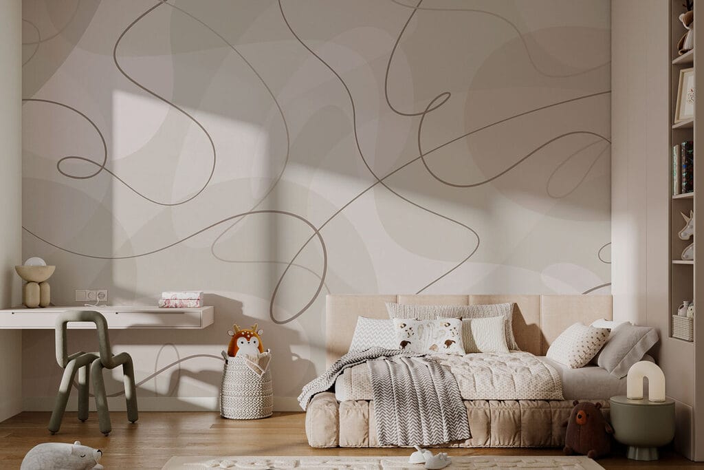 Dunne lussen over kleurkeien — interieur 2