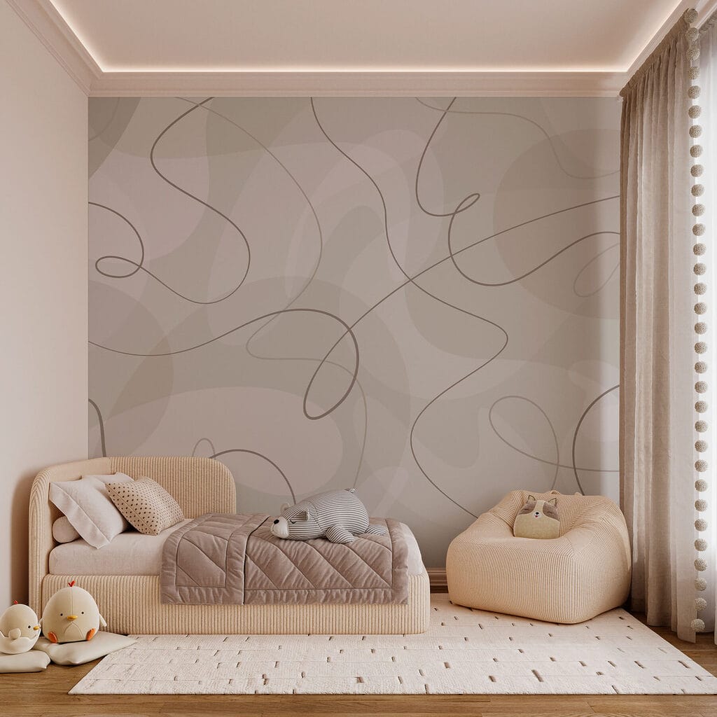 Dunne lussen over kleurkeien — interieur 3