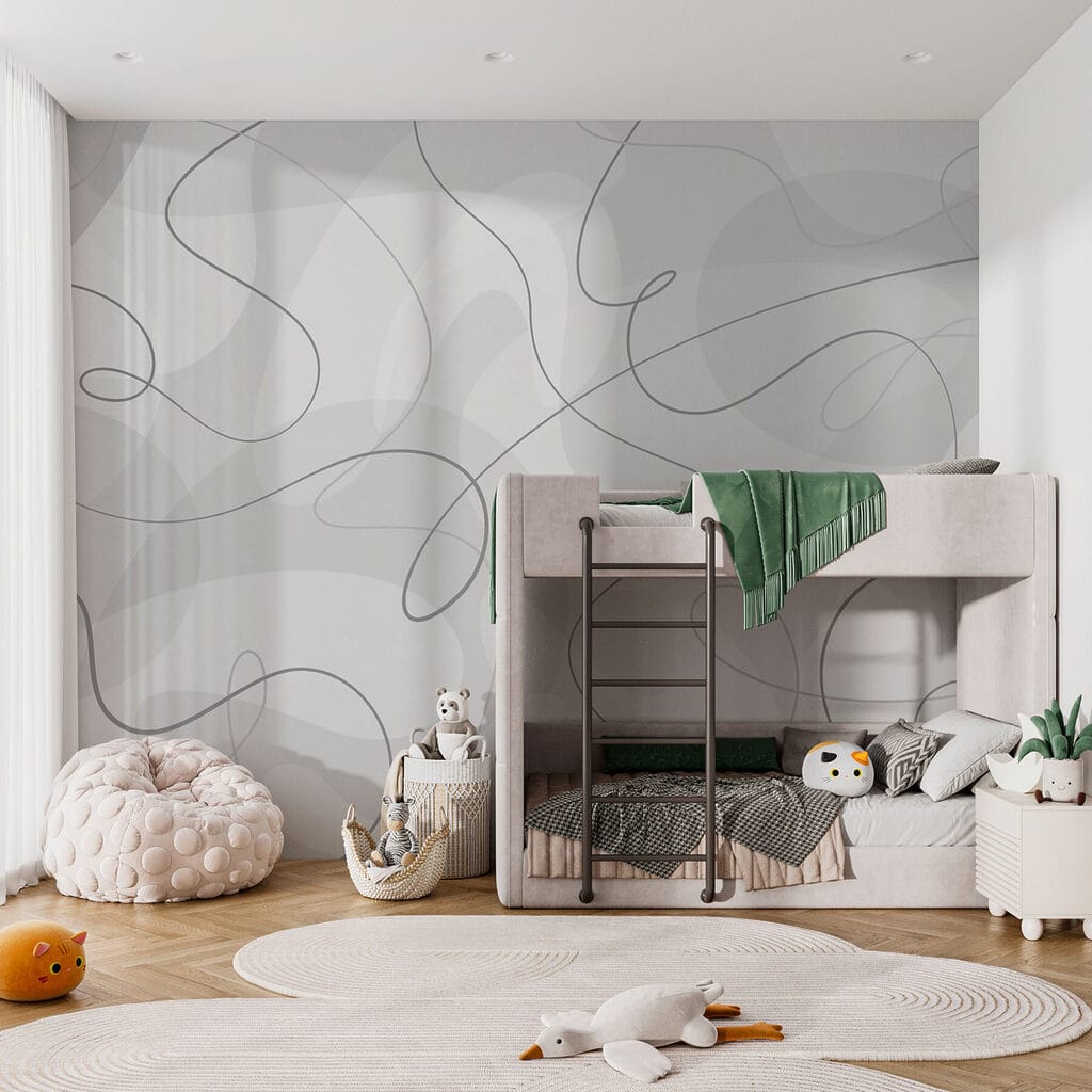 Dunne lussen over kleurkeien — interieur 2
