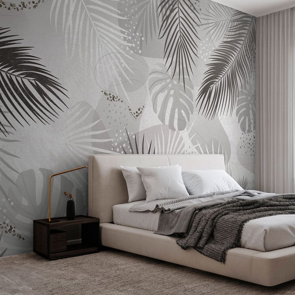 Palmveren tussen lichte verfsporen — interieur 2