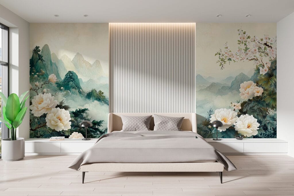 Pioenen voor mistige bergen — interieur 2
